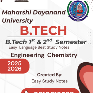 engineering chemistry notes