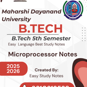 microprocessor notes