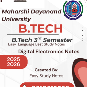 digital eclectronics notes