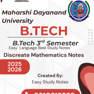 b.tech 3rd semester notes