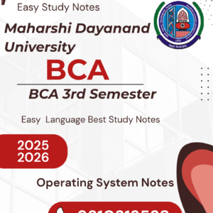 operating system bca notes