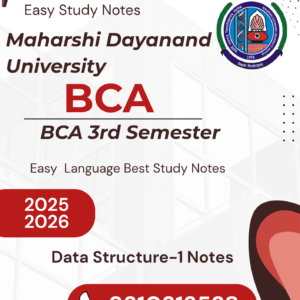Bca data structure notes