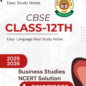 class-12th buisness studies ncert solution