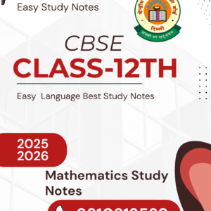 class-12th mathematics notes