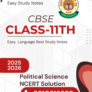 class-11th poiltical science ncert solution