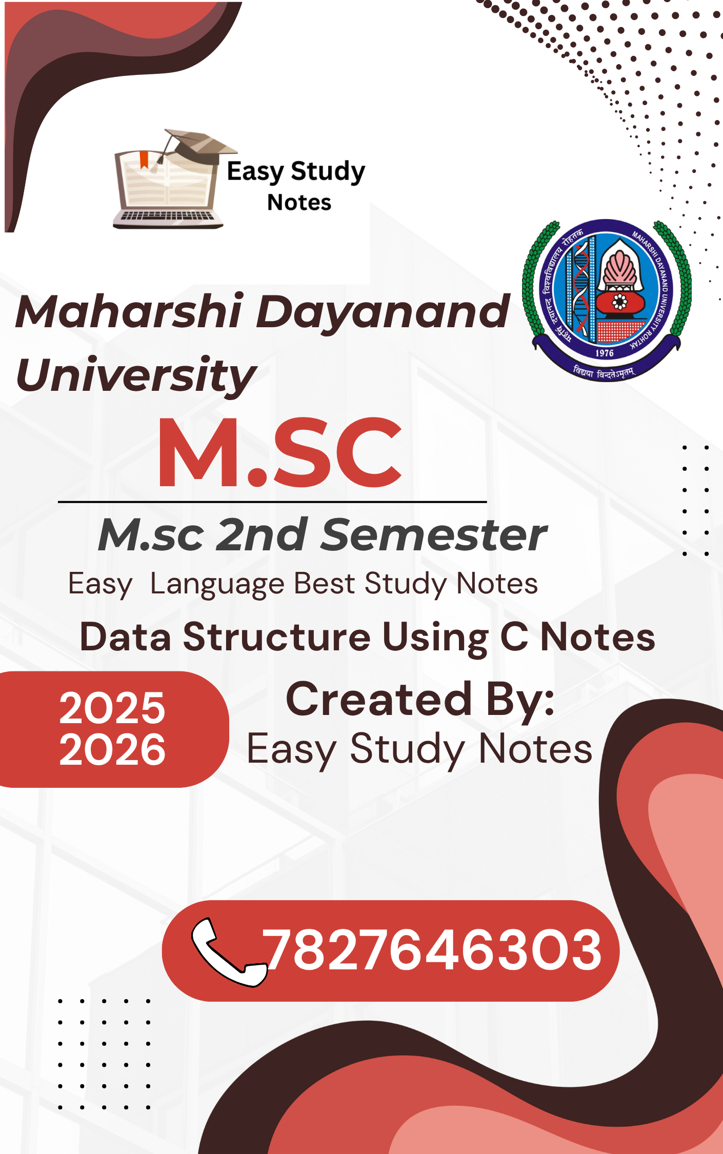 msc 2nd semester data structure using c notes