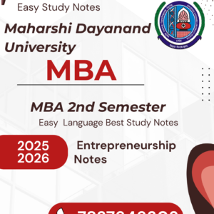 mba 2nd semester notes