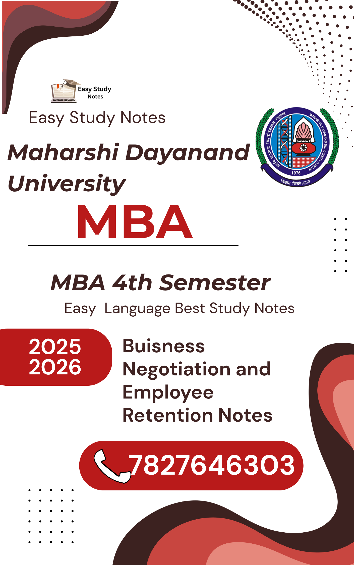 MBA 4th Semester Business Negotiation and Employee Retention Notes