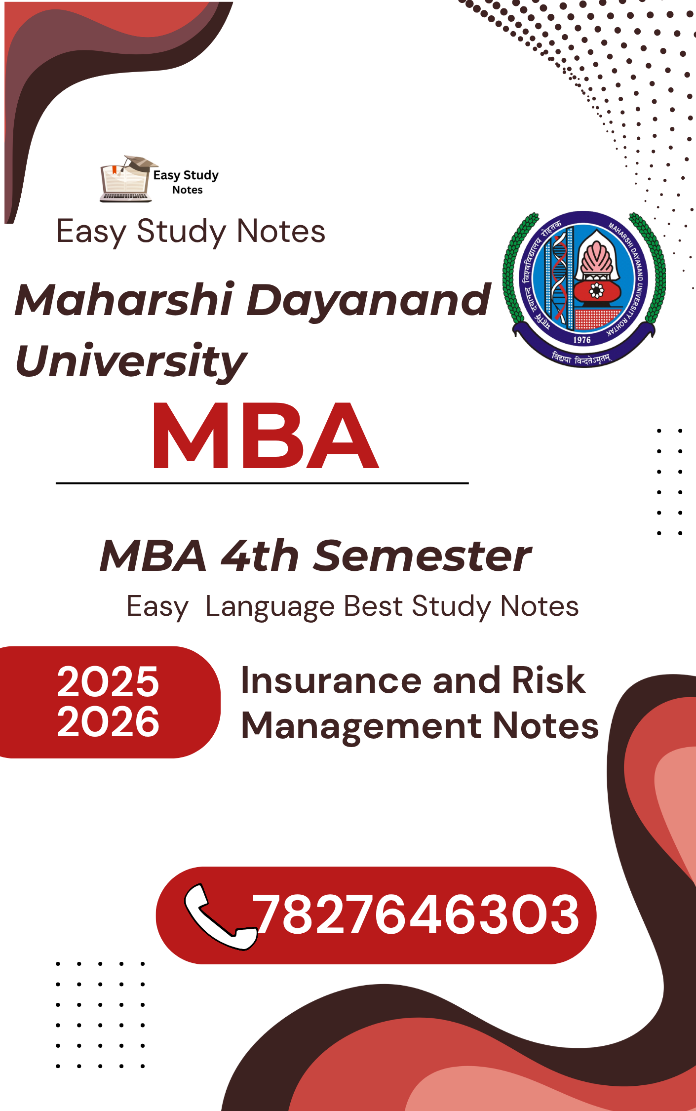 insurance and risk management notes