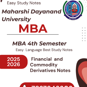 mba 4th semester notes