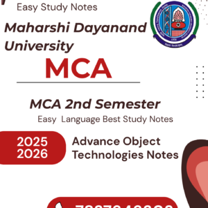 mca 2nd semester notes