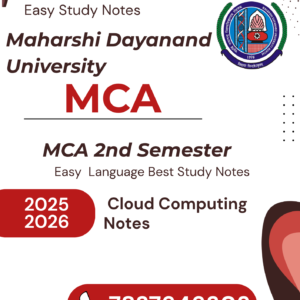 mca notes