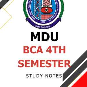 BCA 4th Semester Notes