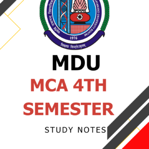 MCA 4th Semester Notes