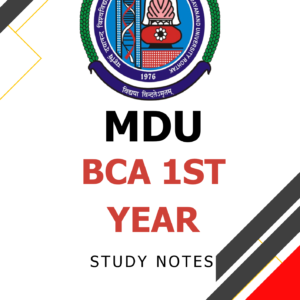 BCA 1st Year Notes