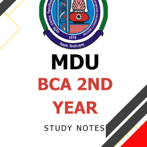 BCA 2nd Year Notes