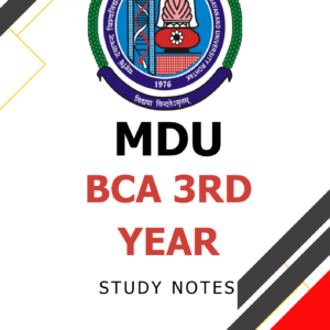 BCA 3rd Year Notes