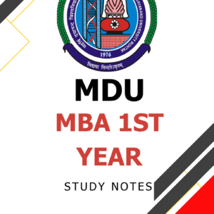 MBA 1st Year Notes