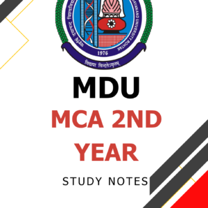 MCA 2nd Year Notes