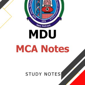 MCA Notes